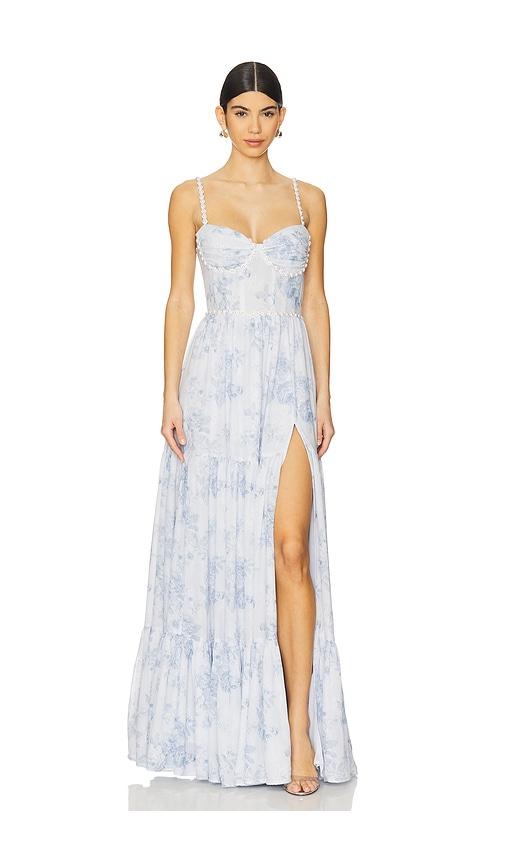 V. Chapman Gwen Gown in Baby Blue by V. CHAPMAN