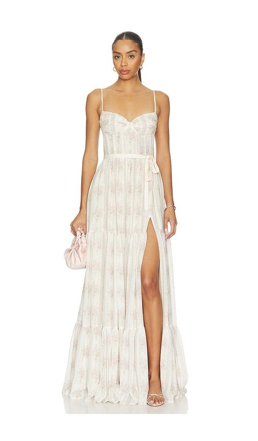 V. Chapman Gwen Maxi Dress in Cream by V. CHAPMAN