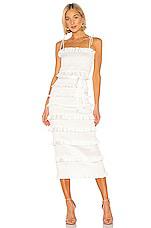 V. Chapman Lily Dress in White by V. CHAPMAN