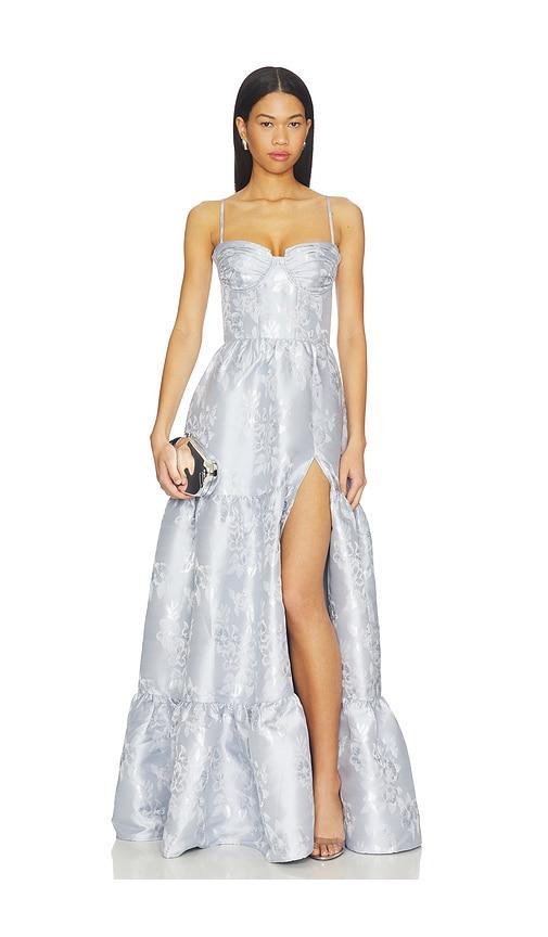 V. Chapman Lucetta Dress in Blue by V. CHAPMAN