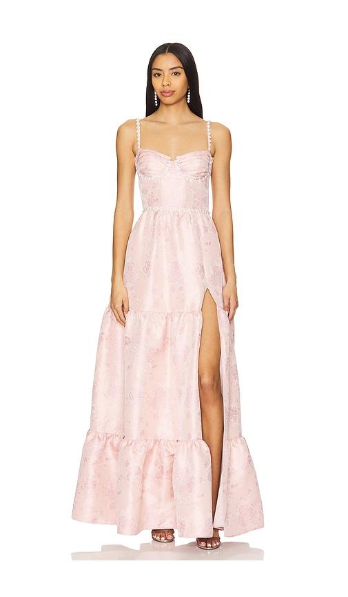 V. Chapman Lucetta Gown in Blush by V. CHAPMAN