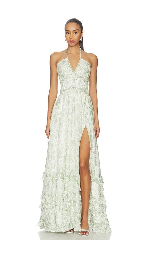 V. Chapman Scarlette Dress in Sage by V. CHAPMAN