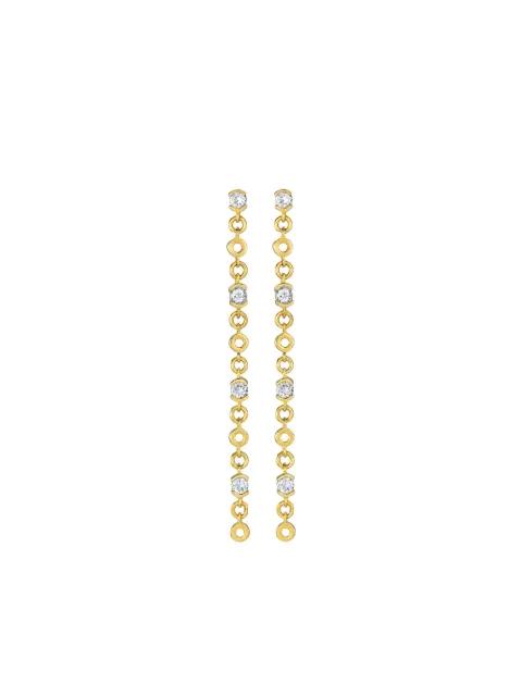 Lyla 18kt gold vermeil drop earrings by V JEWELLERY