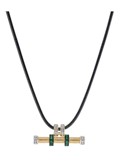 Maya crystal-embellished necklace by V JEWELLERY