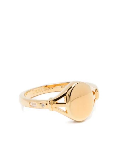 Tilly Signet pinky ring by V JEWELLERY