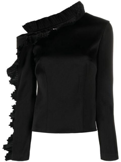 Isabel ruffle-detail top by V:PM ATELIER