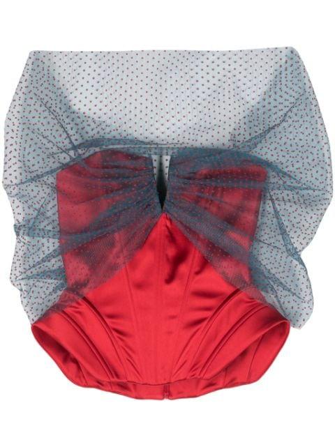 Jyn satin corset top by V:PM ATELIER