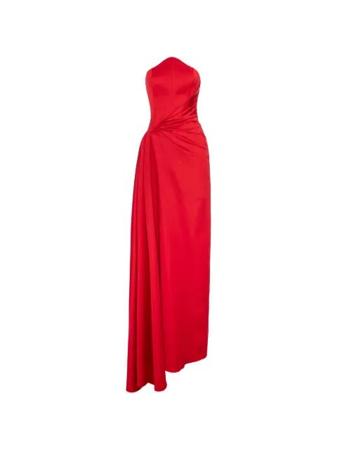 Kira strapless twisted maxi dress by V:PM ATELIER