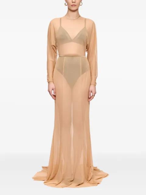 Kosa long-sleeve maxi dress by V:PM ATELIER