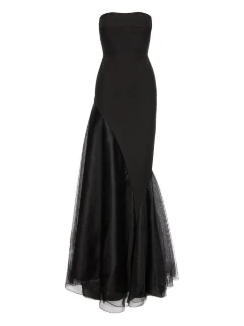Linda strapless-fishtail maxi dress by V:PM ATELIER