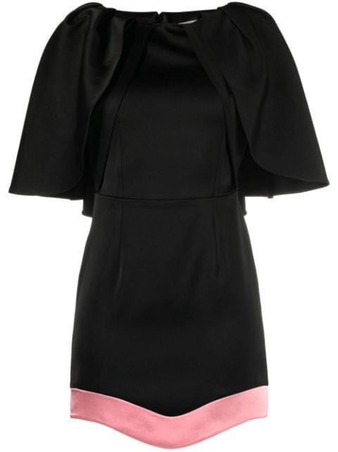 Mara contrast-hem minidress by V:PM ATELIER