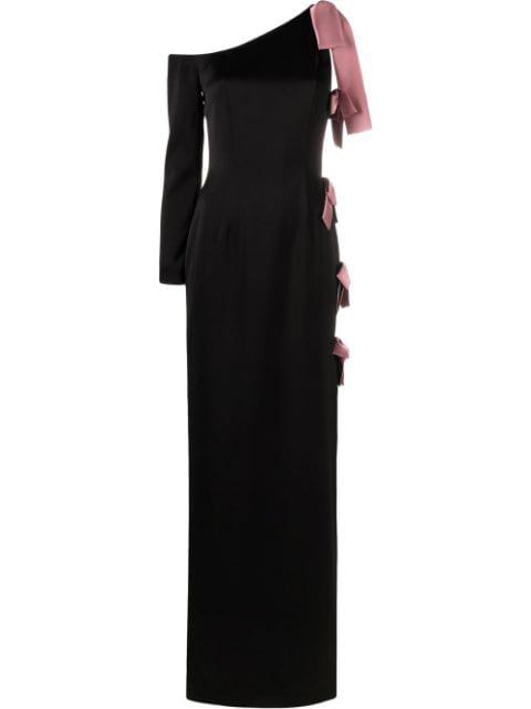 Sadie bow-embellished gown by V:PM ATELIER