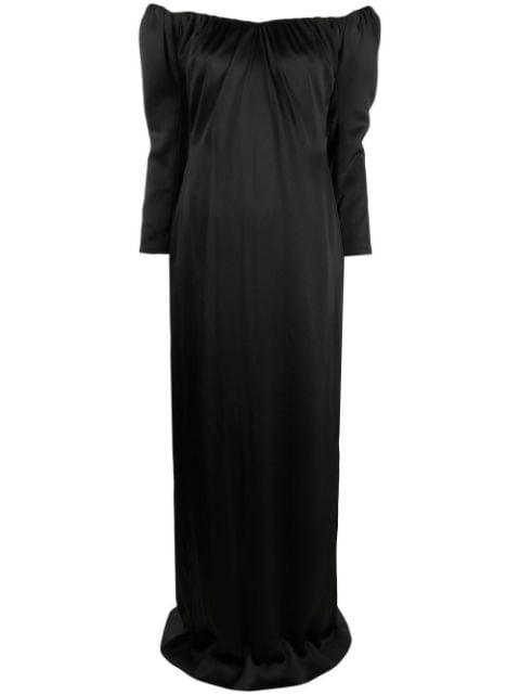 off-shoulder longsleeved dress by V:PM ATELIER