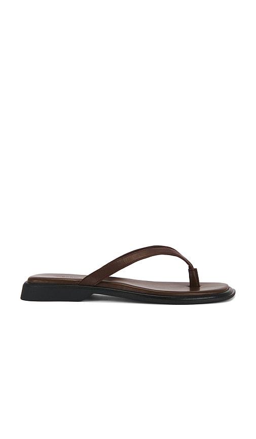 Vagabond Shoemakers Izzy Sandal in Chocolate by VAGABOND SHOEMAKERS