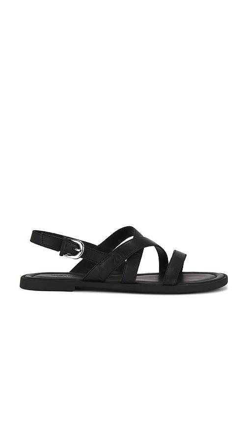 Vagabond Shoemakers Zaida Sandal in Black by VAGABOND SHOEMAKERS