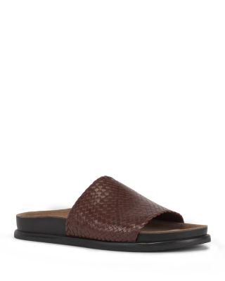 Women's Effie Woven Leather Slide Sandals by VAGABOND SHOEMAKERS