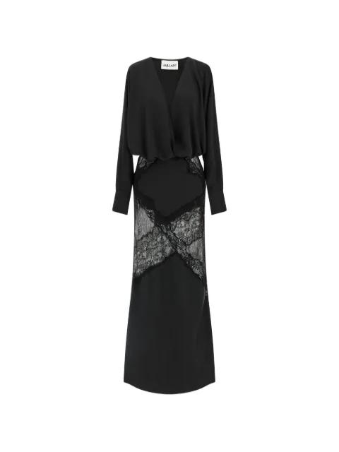 draped lace bolero dress by VAILLANT STUDIO