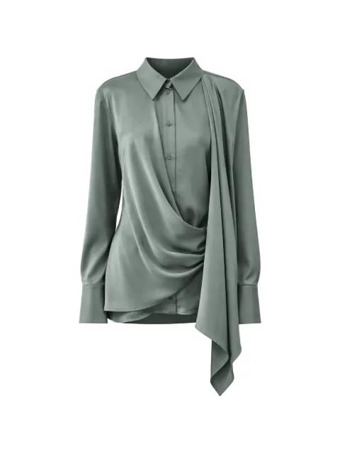 draped shirt by VAILLANT STUDIO