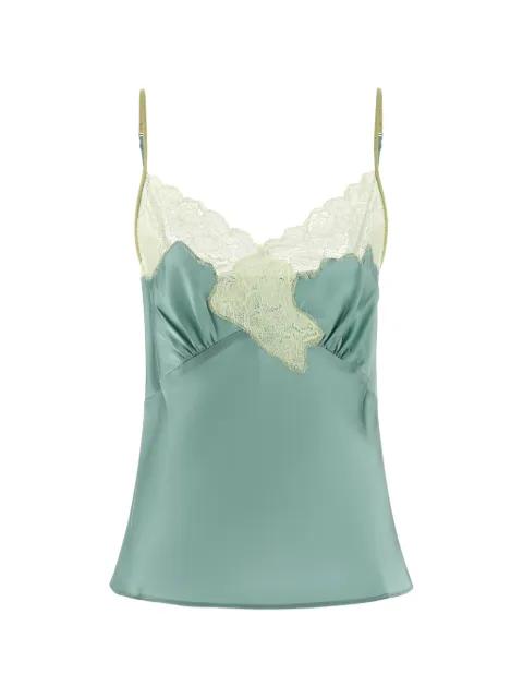 lace-detail top by VAILLANT STUDIO