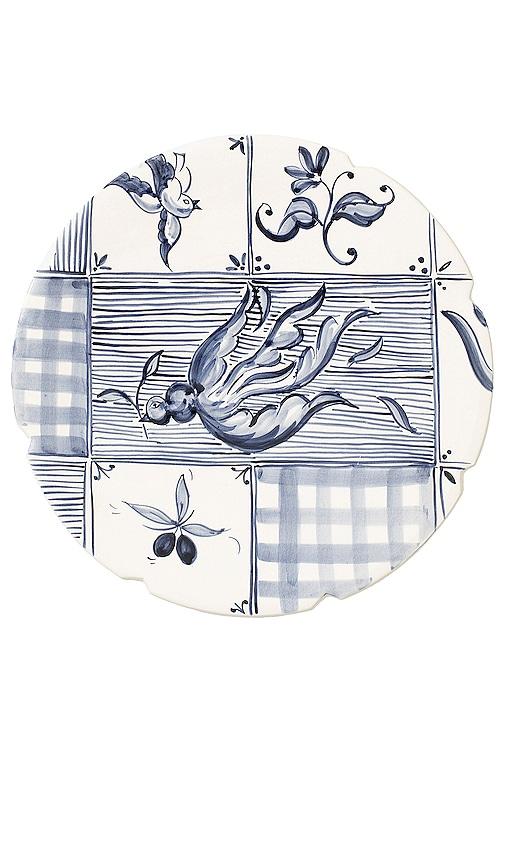 Vaisselle Bon Appetit Large Platter in Navy by VAISSELLE