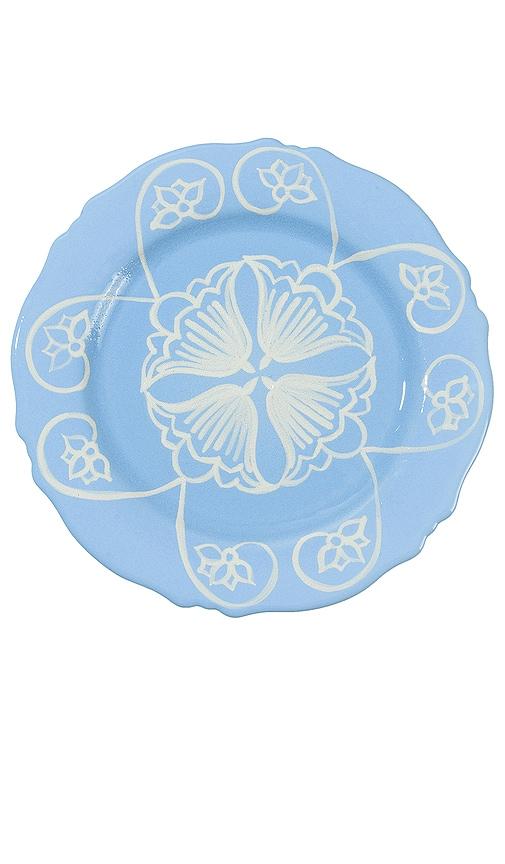 Vaisselle Ivy Main Plate in Blue by VAISSELLE