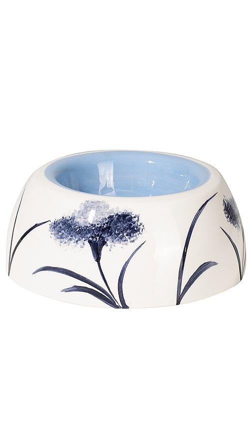 Vaisselle Love Of My Life Pet Bowl in Navy by VAISSELLE