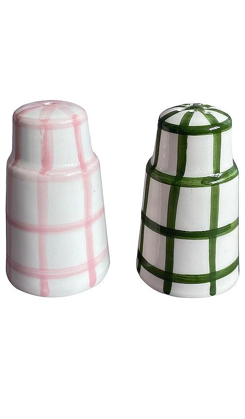 Vaisselle Salt N' Pepa Salt & Pepper Dispenser in Ivory by VAISSELLE