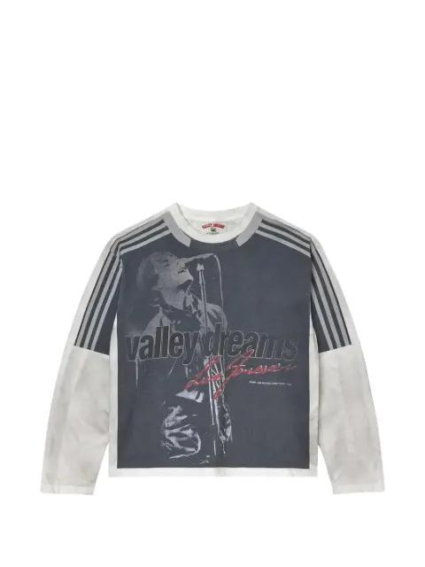 Forever Encore graphic-print long-sleeve T-shirt by VALE