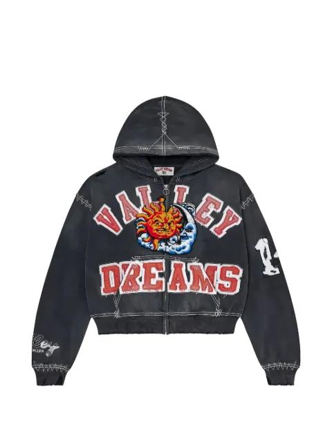 Forever Sunny patch-detail hoodie by VALE