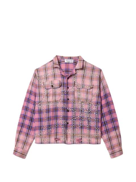 checked chest pockets shirt by VALE
