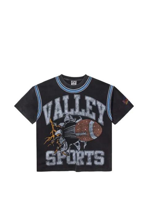 football-print T-shirt by VALE