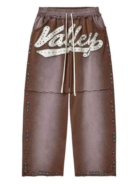 jewelled track pants by VALE