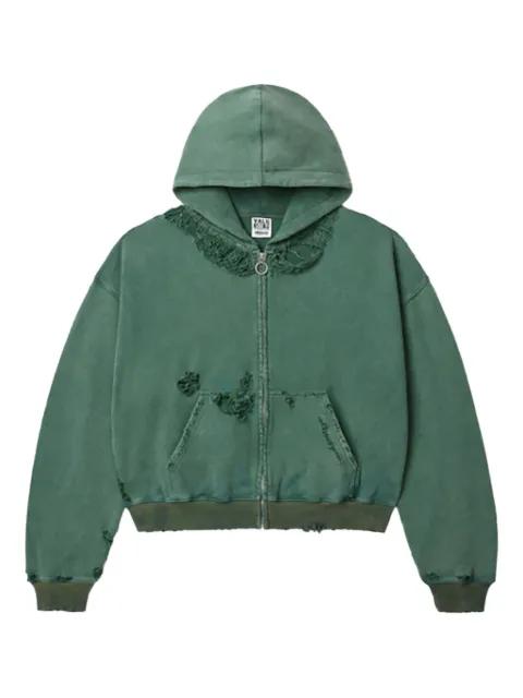 zip-closure hoodie by VALE
