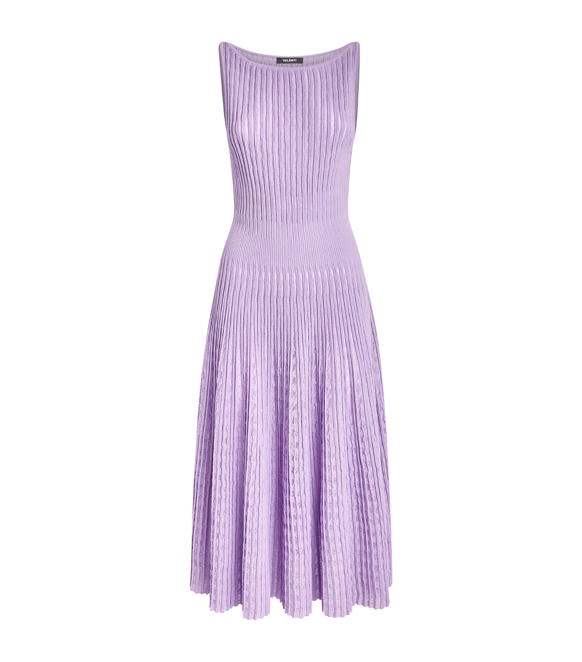 VALENTI Knitted Isabela Midi Dress by VALENTI