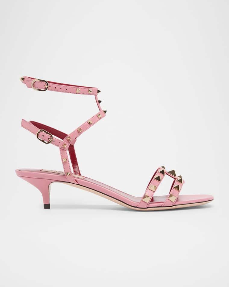 40mm Rockstud Leather Sandals by VALENTINO