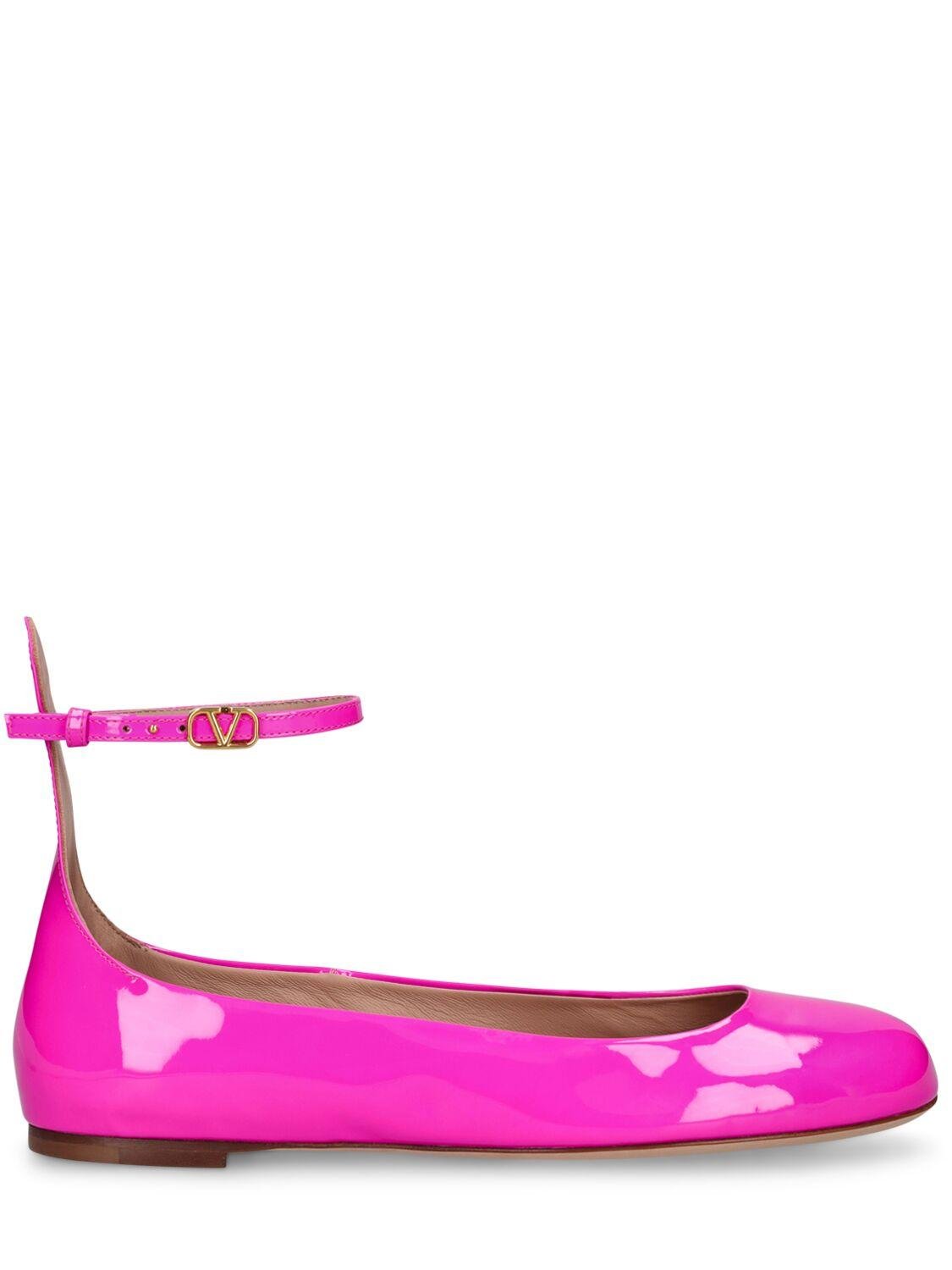 5mm Tango Patent Leather Ballerina Flats by VALENTINO