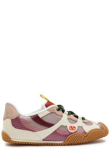 Amphibia panelled mesh sneakers by VALENTINO