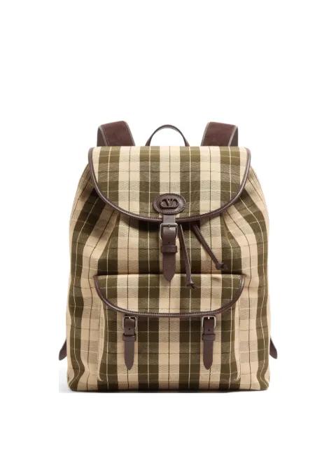 Antibes backpack in check fabric by VALENTINO