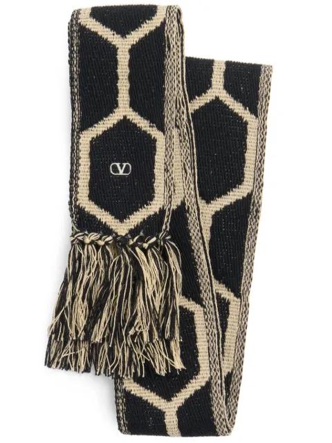 Antibes fringed scarf by VALENTINO