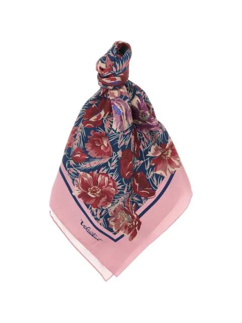Après L'Hiver poppies silk scarf by VALENTINO