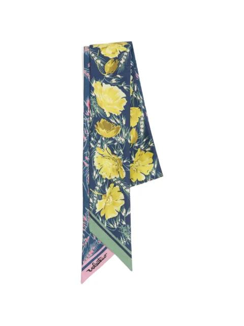 Apres l'Hiver Poppies bandeau scarf in silk by VALENTINO