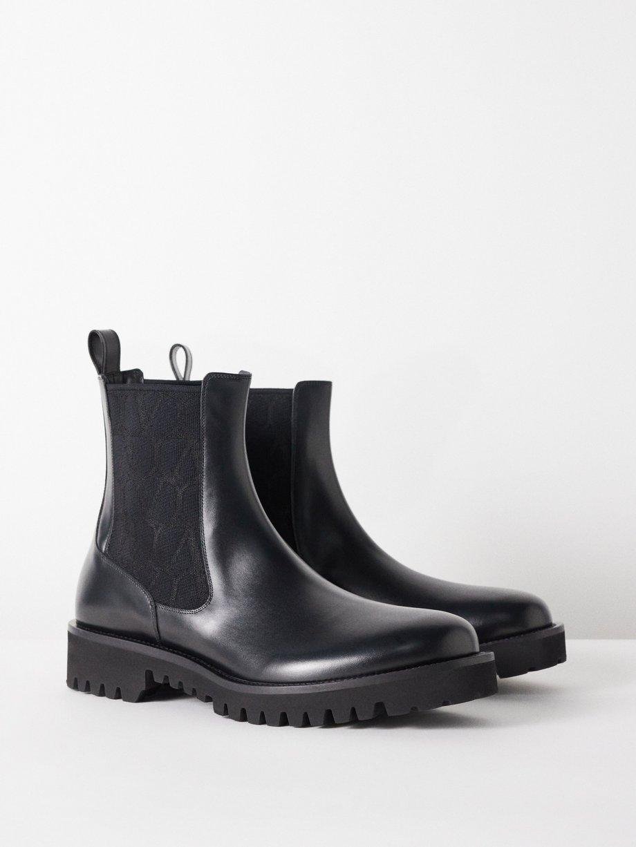 Beatle leather Chelsea boots by VALENTINO