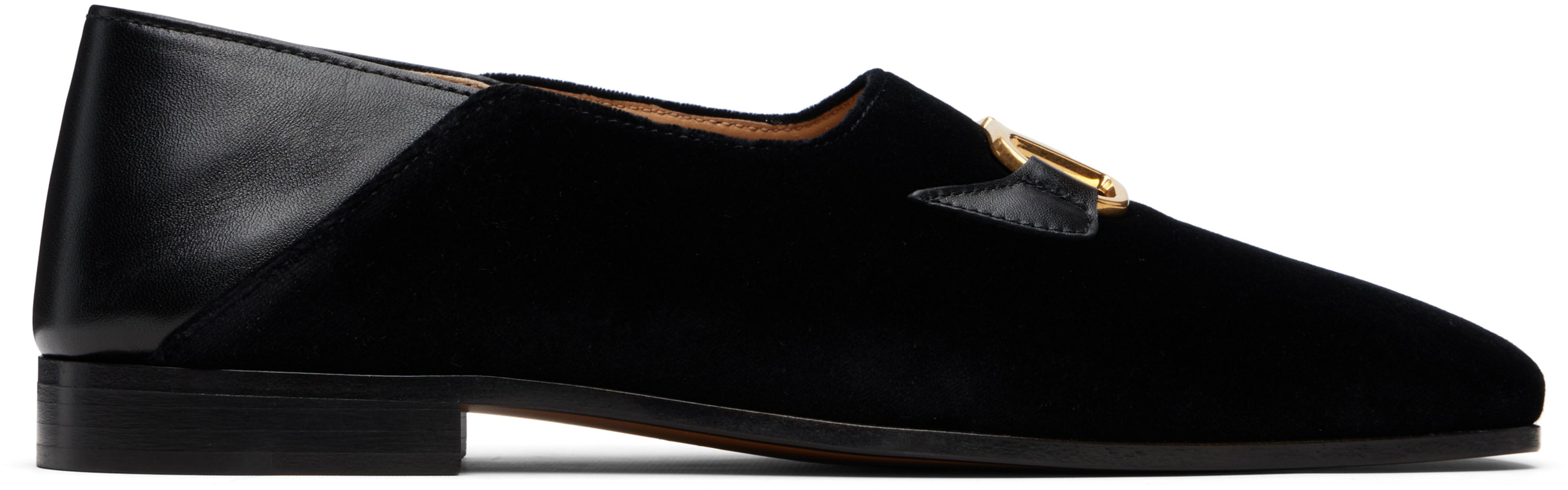 Black Babouchoes Loafers by VALENTINO
