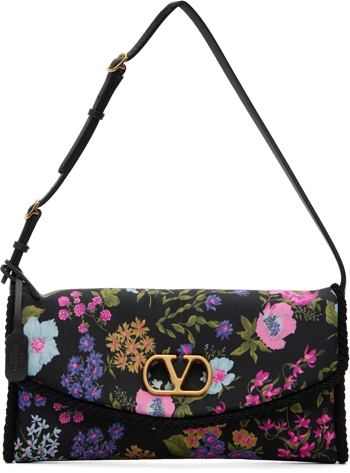 Black DeVain Small Shoulder Bag by VALENTINO