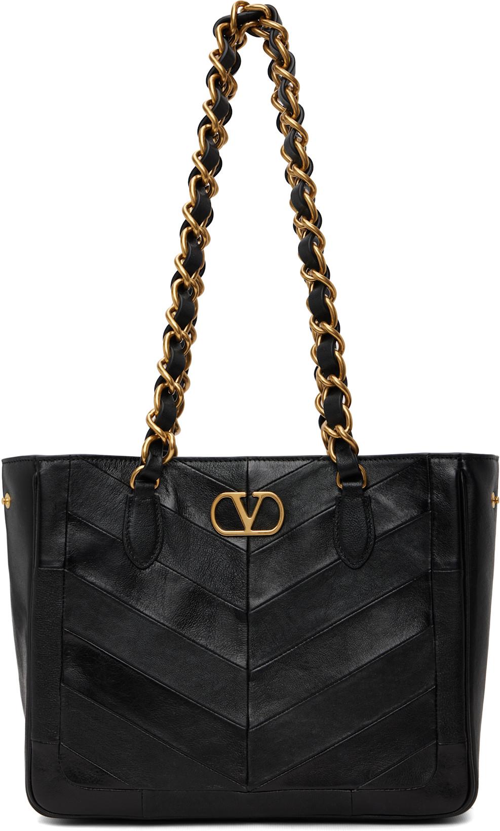 Black Jean Small Tote by VALENTINO