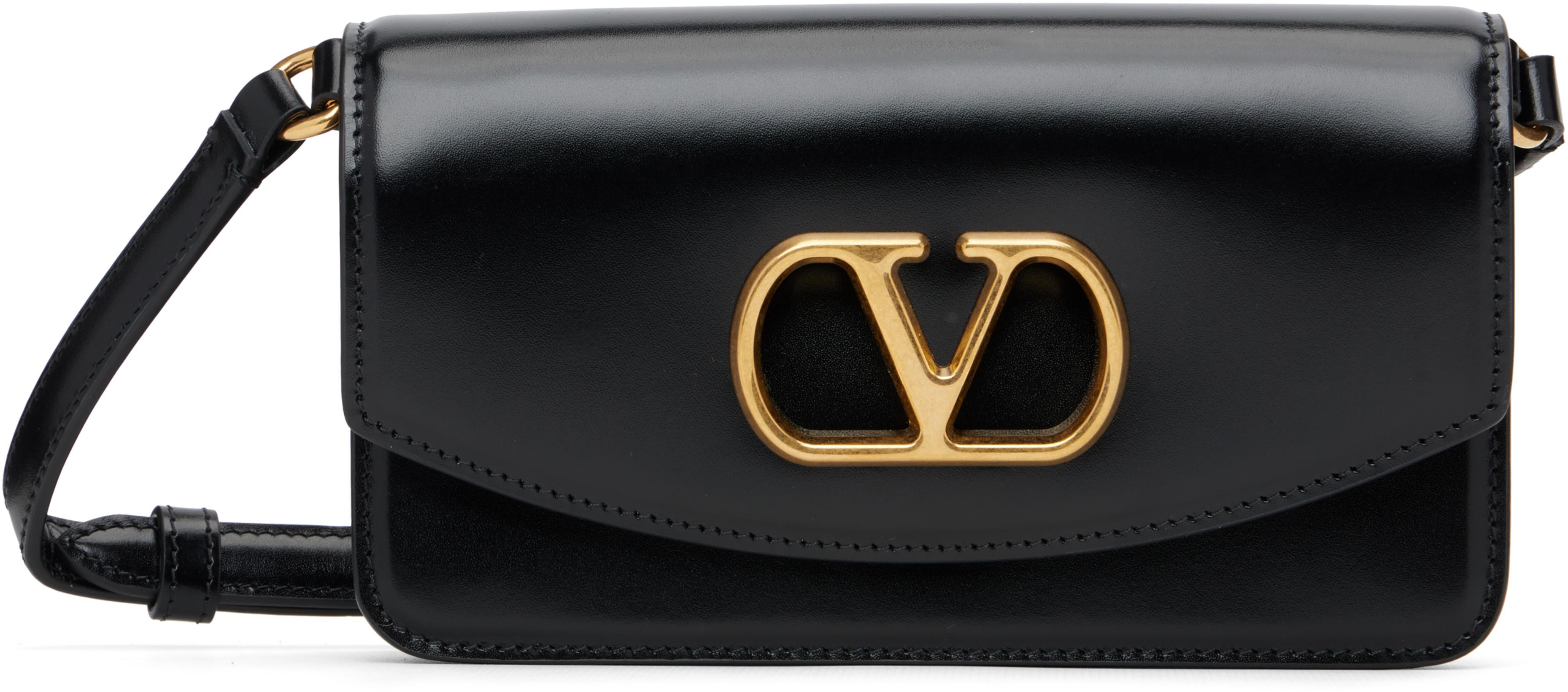 Black Small Vain Bag by VALENTINO