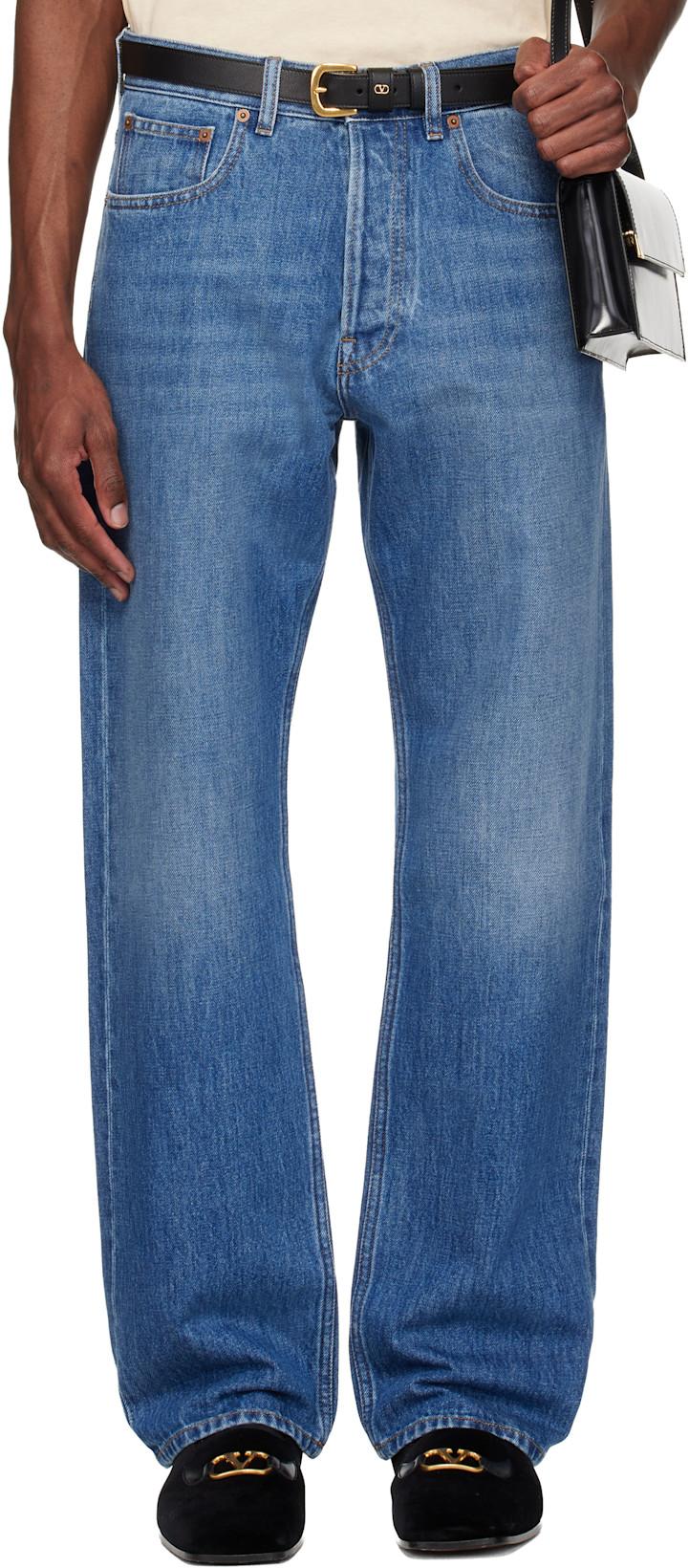Blue 5 Pocket Jeans by VALENTINO