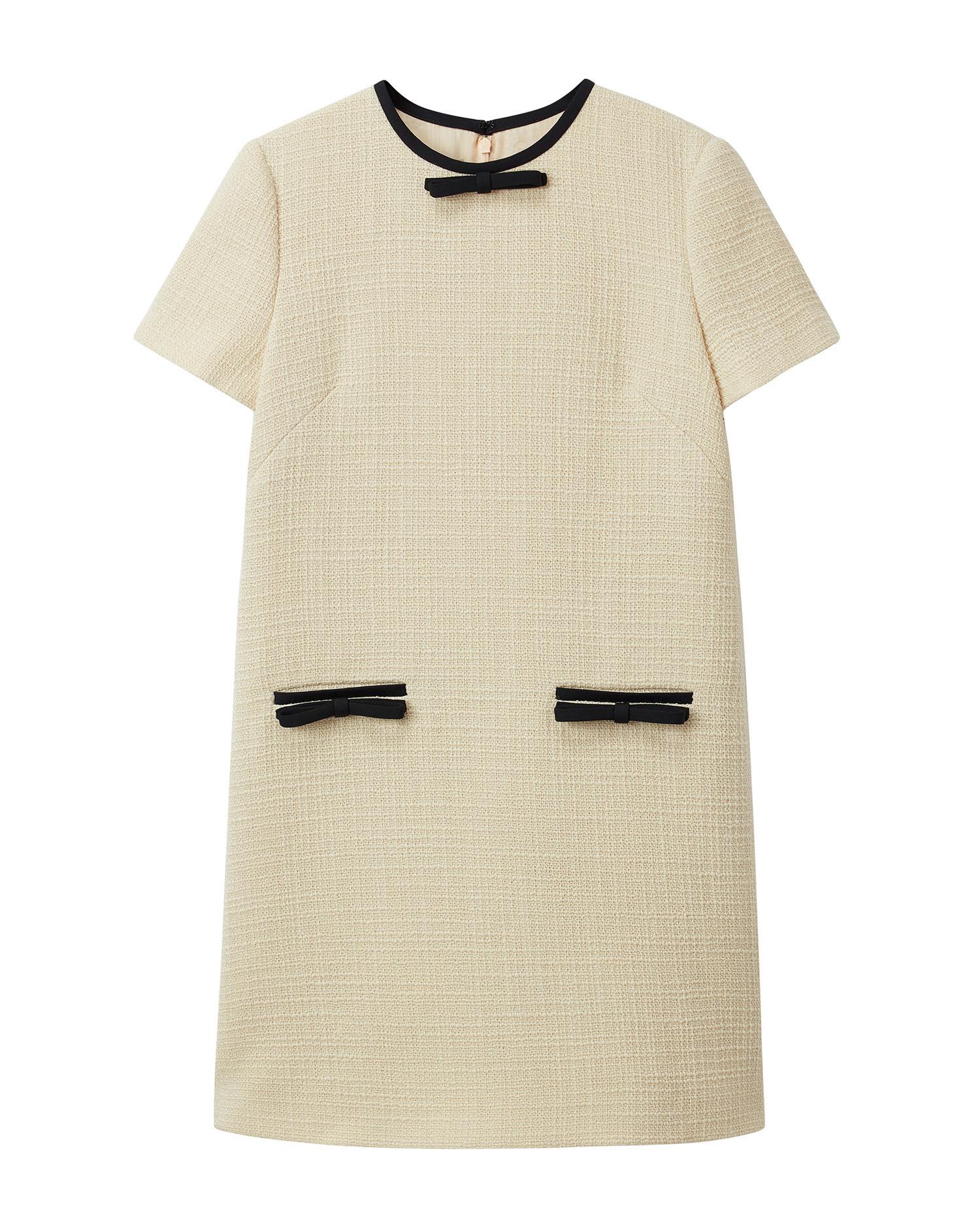 Bow embellished dress by VALENTINO