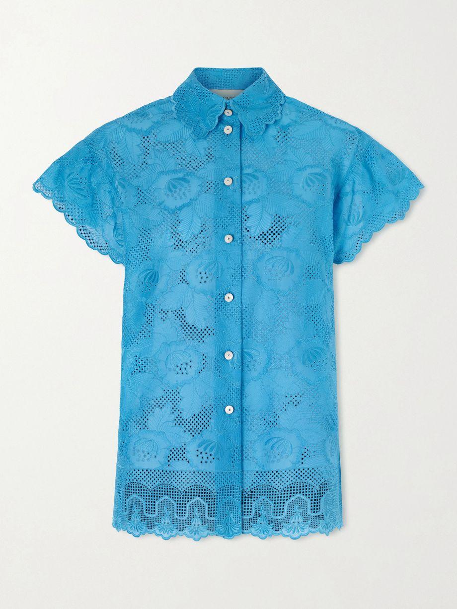 Broderie anglaise cotton shirt by VALENTINO