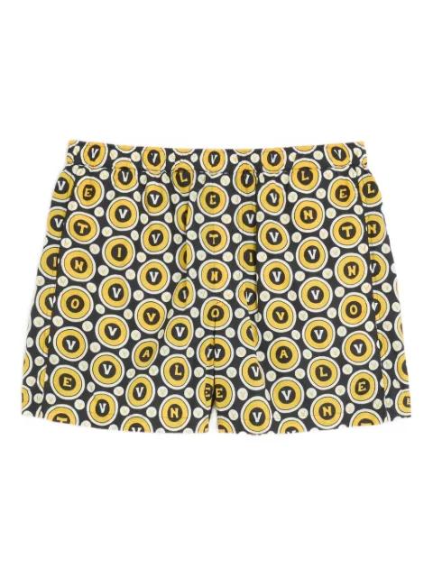 Bulles Royales-print swim shorts by VALENTINO